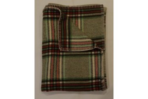 Forest Green and Crimson Baby blankets BB36